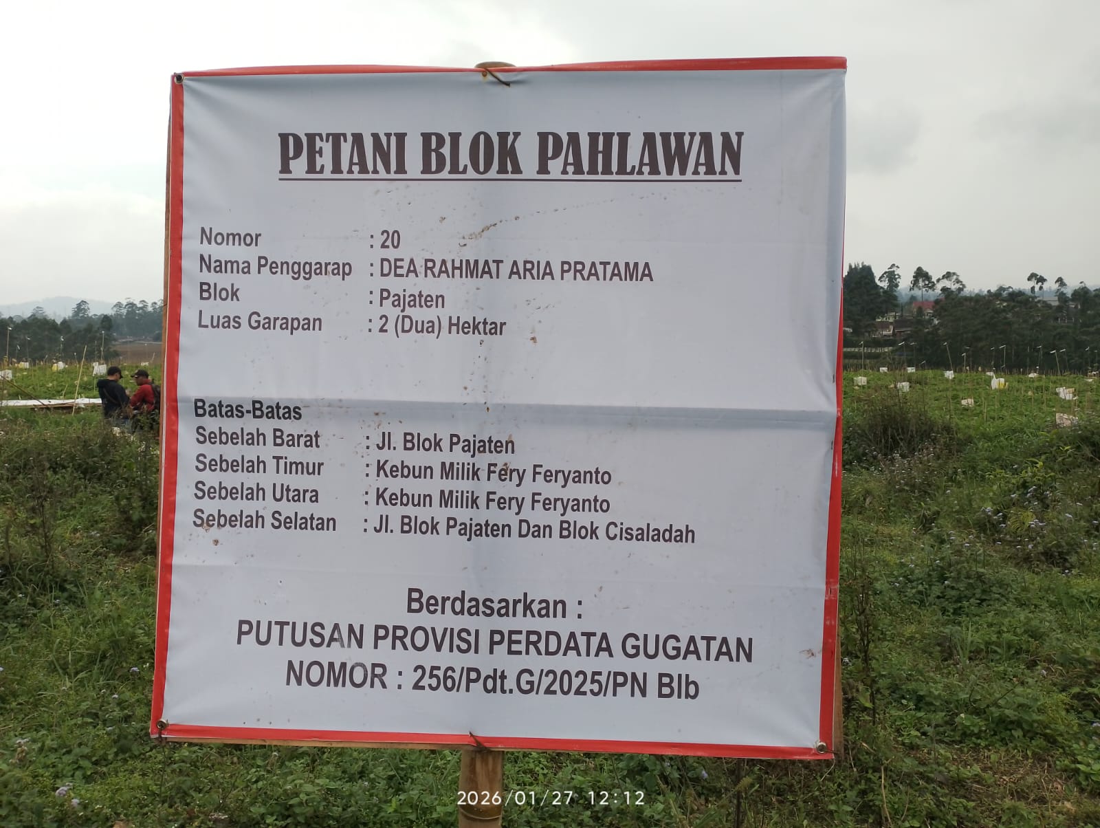 Misteri Plang Penggarap di Kebun Malabar, Publik Tunggu Sikap PTPN I Regional 2